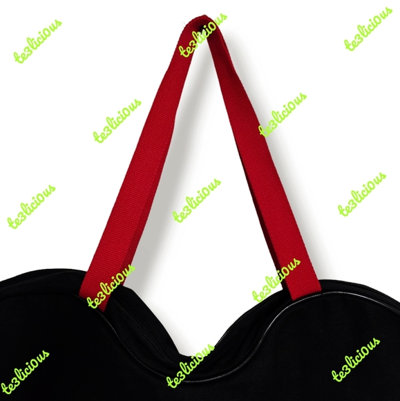 DISNEYLAND MINNIE MOUSE FACE JUMBO LARGE CANVAS TOTE - Picture 3 of 6